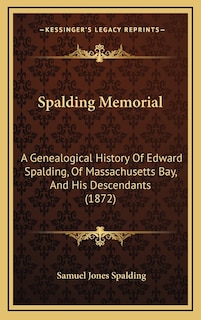 Front cover_Spalding Memorial