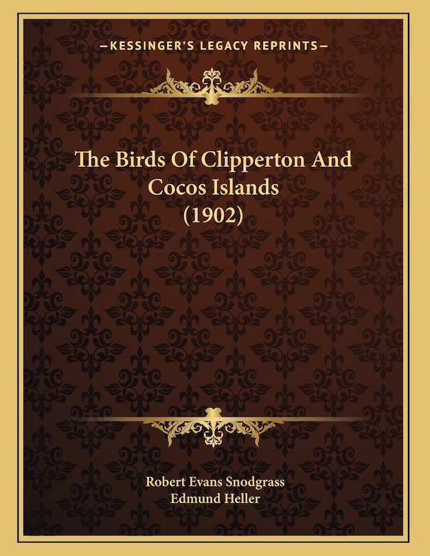 Couverture_The Birds Of Clipperton And Cocos Islands (1902)