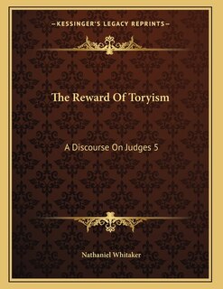 Front cover_The Reward Of Toryism