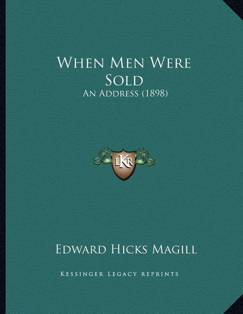Couverture_When Men Were Sold