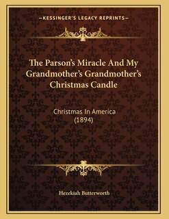 Couverture_The Parson's Miracle And My Grandmother's Grandmother's Christmas Candle
