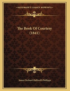 Front cover_The Book Of Courtesy (1841)