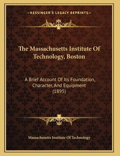 Front cover_The Massachusetts Institute Of Technology, Boston