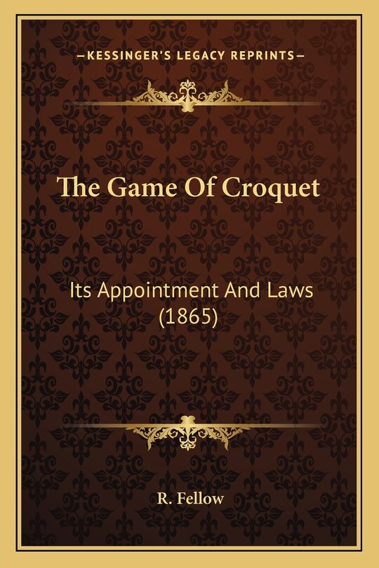 Front cover_The Game Of Croquet