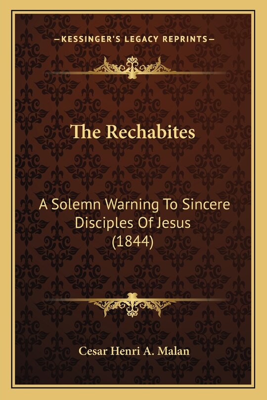 Front cover_The Rechabites