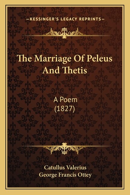 The Marriage Of Peleus And Thetis: A Poem (1827)