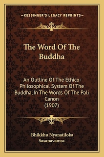 Front cover_The Word Of The Buddha