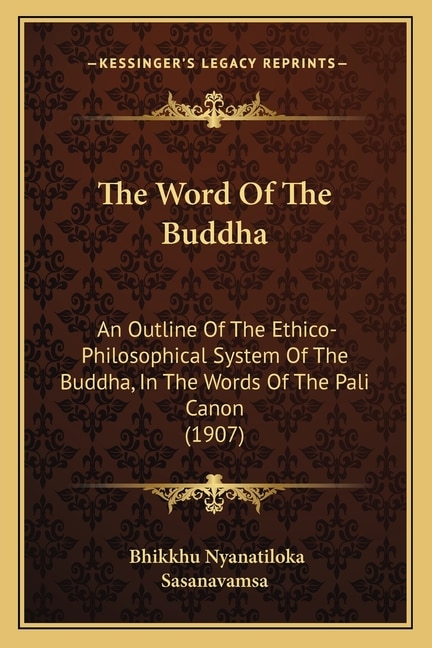 Front cover_The Word Of The Buddha