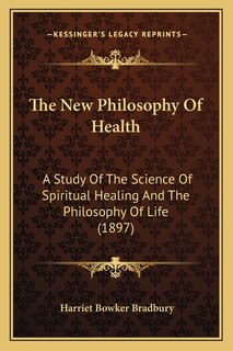 Front cover_The New Philosophy Of Health