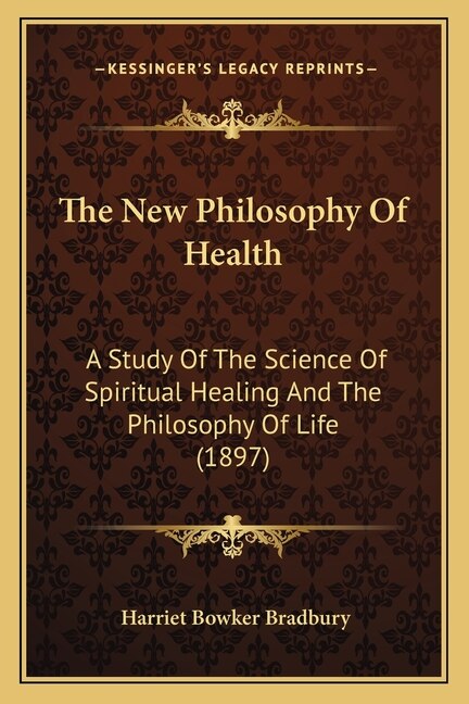 Front cover_The New Philosophy Of Health