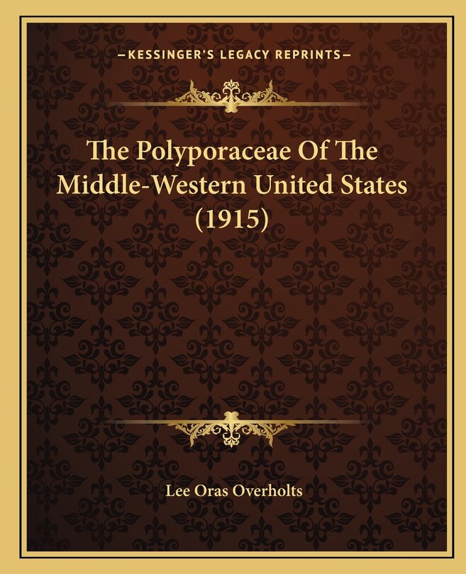 Front cover_The Polyporaceae Of The Middle-Western United States (1915)