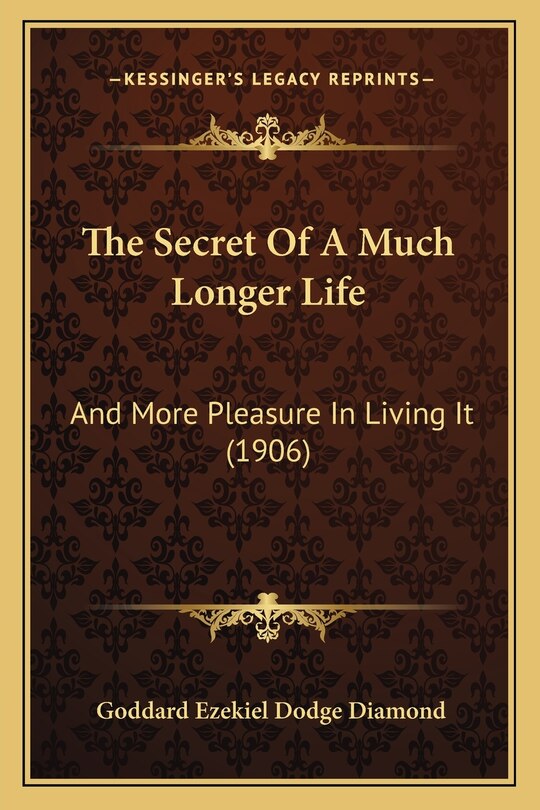 Couverture_The Secret Of A Much Longer Life