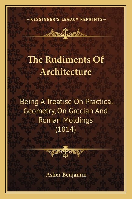 Front cover_The Rudiments Of Architecture