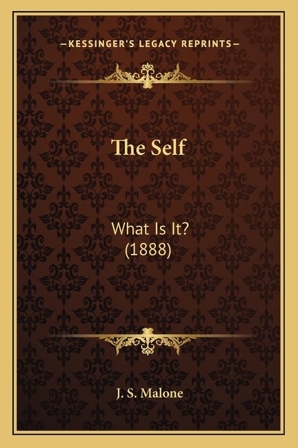 Front cover_The Self