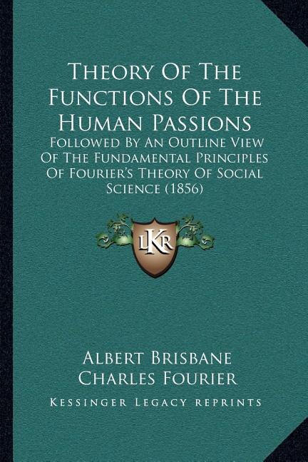Front cover_Theory Of The Functions Of The Human Passions