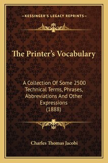 Front cover_The Printer's Vocabulary