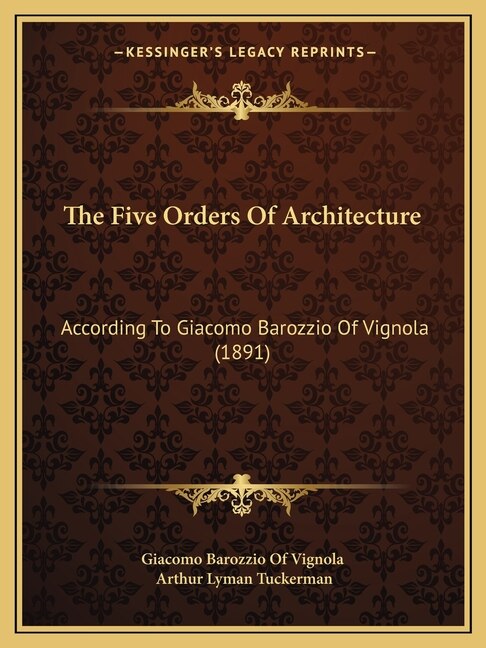 Front cover_The Five Orders Of Architecture