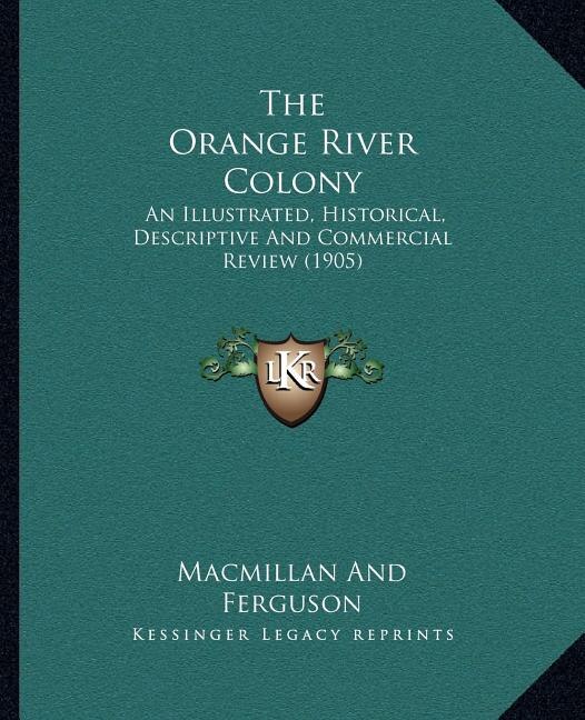 Front cover_The Orange River Colony