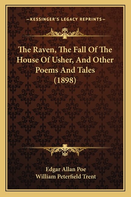 Front cover_The Raven, The Fall Of The House Of Usher, And Other Poems And Tales (1898)
