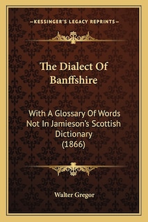 Front cover_The Dialect Of Banffshire