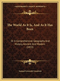 Front cover_The World As It Is, And As It Has Been