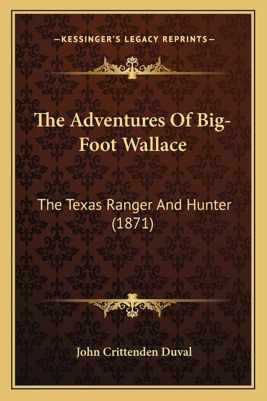 Front cover_The Adventures Of Big-Foot Wallace