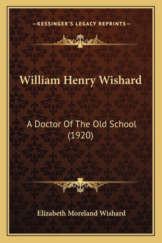 Front cover_William Henry Wishard