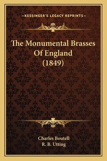 Front cover_The Monumental Brasses Of England (1849)
