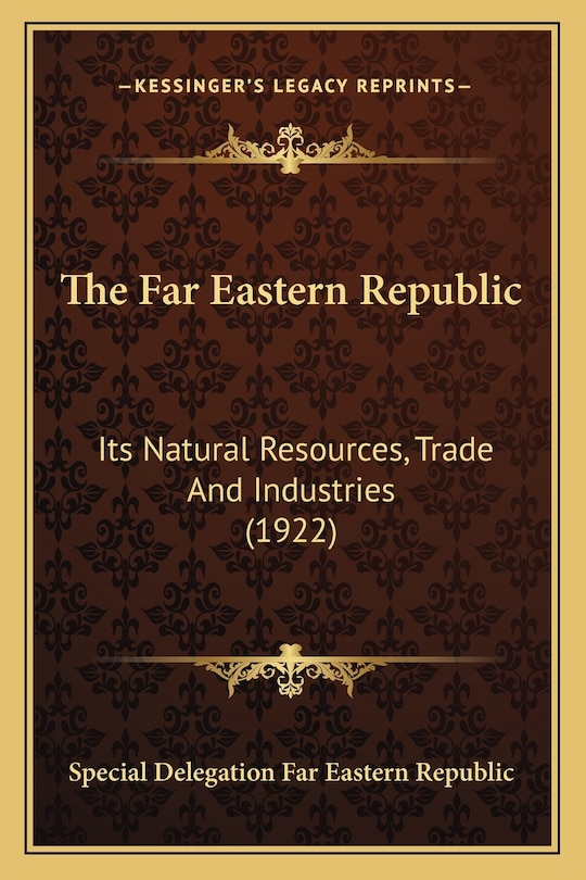 Front cover_The Far Eastern Republic
