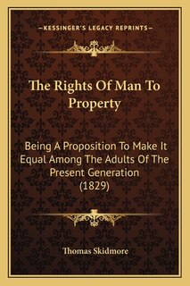 Front cover_The Rights Of Man To Property