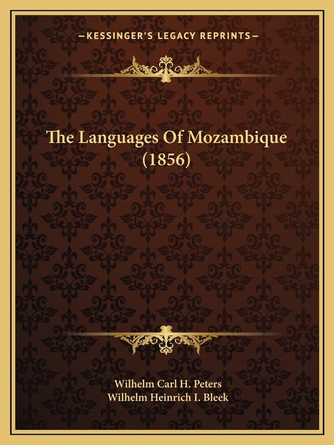 Front cover_The Languages Of Mozambique (1856)