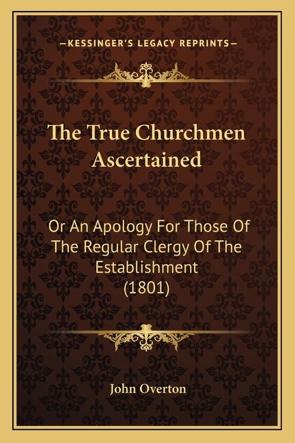 Couverture_The True Churchmen Ascertained