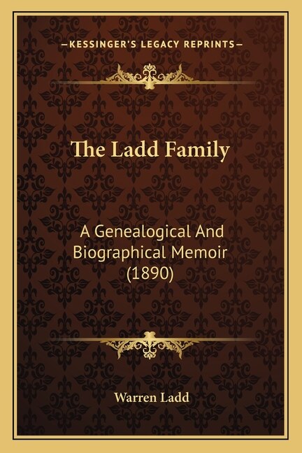 Front cover_The Ladd Family