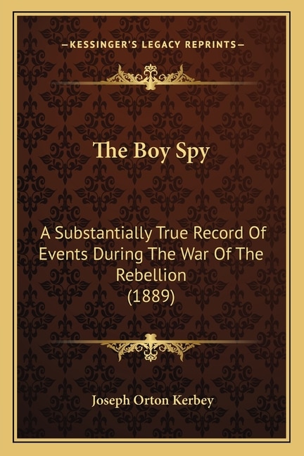 Front cover_The Boy Spy