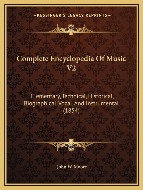 Couverture_Complete Encyclopedia Of Music V2