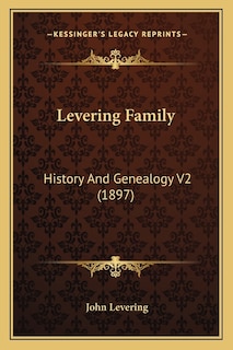 Front cover_Levering Family