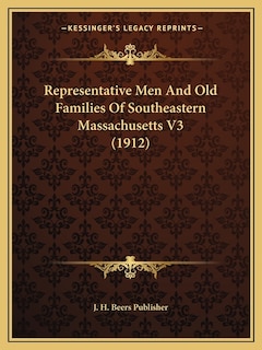 Couverture_Representative Men And Old Families Of Southeastern Massachusetts V3 (1912)