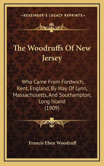 Couverture_The Woodruffs Of New Jersey