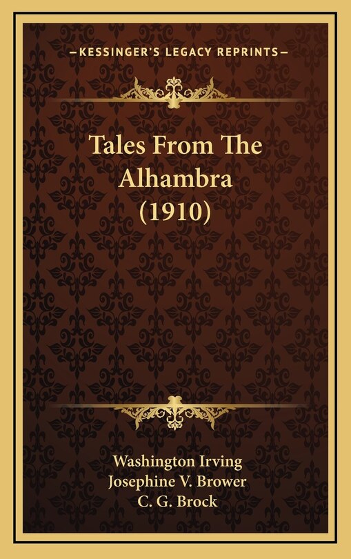 Front cover_Tales From The Alhambra (1910)