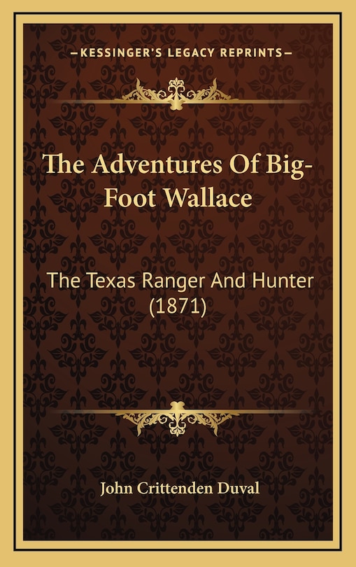 Front cover_The Adventures Of Big-Foot Wallace