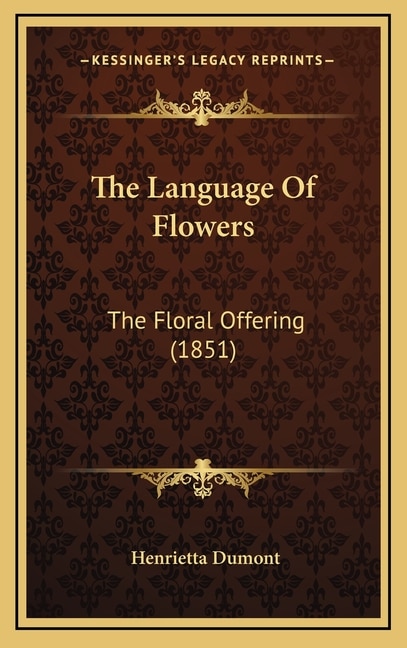 Front cover_The Language Of Flowers