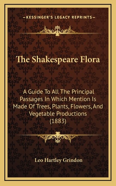 Couverture_The Shakespeare Flora