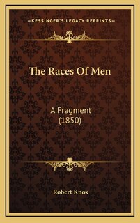 Front cover_The Races Of Men