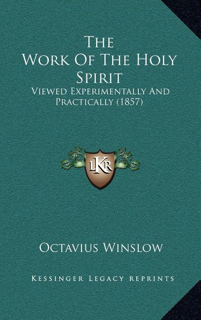 Front cover_The Work Of The Holy Spirit