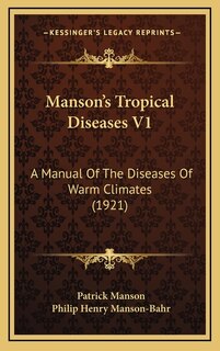 Front cover_Manson's Tropical Diseases V1