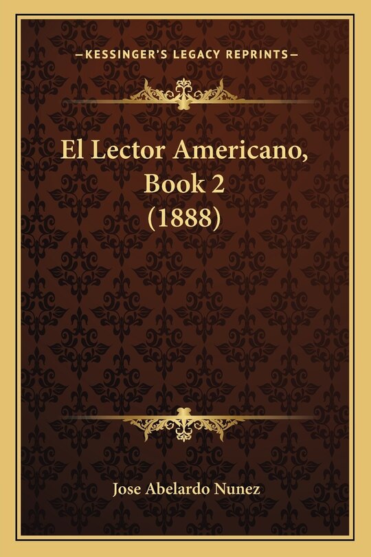 Front cover_El Lector Americano, Book 2 (1888)