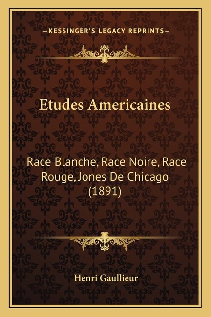 Front cover_Etudes Americaines