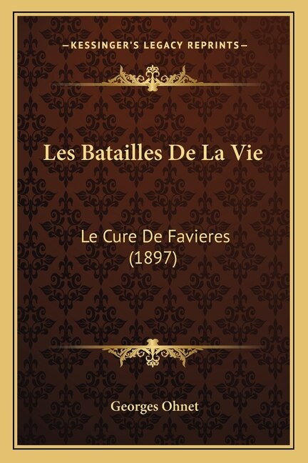 Couverture_Les Batailles De La Vie
