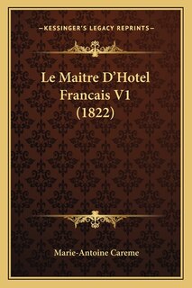 Couverture_Le Maitre D'hotel Francais V1 (1822)