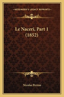 Front cover_Le Naceri, Part 1 (1852)